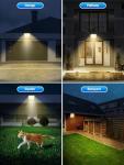 Solar Motion Sensor Lights with Remote, 2 Pack