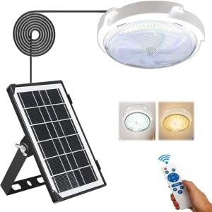 Brioeua 54 LED Solar Light with Remote Control