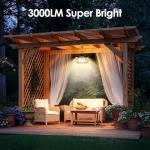 Ropelux Solar Shed Light with Motion Sensor, 2 Pack