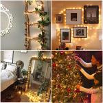 BEWEN 2 Pack 33ft Solar LED Fairy Lights