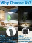 Solar Motion Sensor Lights with Remote Control