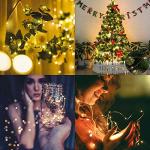 BEWEN 2 Pack 33ft Solar LED Fairy Lights