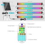 Solar RGBW LED Wall Washer Light with Remote