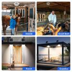 SunBonar Solar Ceiling Light Motion Sensor, Dimmable 6000K/4000K/3200K 5 Modes Daytime Available Solar Shed Lights with ON Off Switch & Remote Outdoor/Indoor Lights for Home Barn Shop Porch Patio