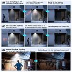 SunBonar Solar Ceiling Light Motion Sensor, Dimmable 6000K/4000K/3200K 5 Modes Daytime Available Solar Shed Lights with ON Off Switch & Remote Outdoor/Indoor Lights for Home Barn Shop Porch Patio