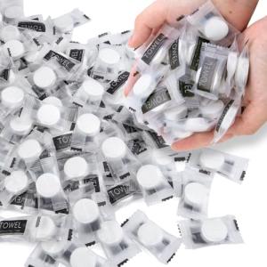 580PCS Compressed Towels for Camping and Travel