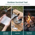 580PCS Compressed Towels for Camping and Travel