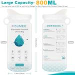 OUMEE Portable Emergency Urinal Bags - 8 Packs