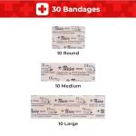 Compact Waterproof Mini First Aid Kit - 66 Pieces