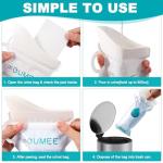 OUMEE Emergency Disposable Urinal Bags - 12 Pack