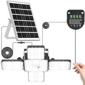 2000LM Solar Shed Light with Motion Sensor