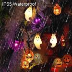 Solar Powered Halloween Lights with 40 LEDs