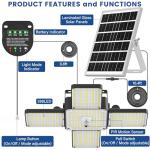 2000LM Solar Shed Light with Motion Sensor