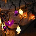 Solar Powered Halloween Lights with 40 LEDs