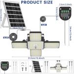 2000LM Solar Shed Light with Motion Sensor