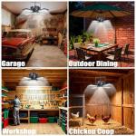 Solar Motion Sensor Shed Light 1200LM 2 Pack