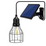 Solar Powered LED Lights with 9.8FT Extension Cable