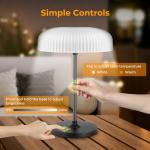 Solar USB-C Rechargeable Waterproof Table Lamp