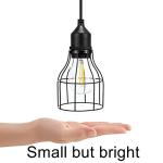 Solar Powered LED Lights with 9.8FT Extension Cable