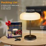 Solar USB-C Rechargeable Waterproof Table Lamp