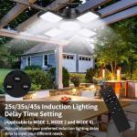 Solar Powered Shed Light with Remote and Motion Sensor