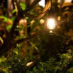Solar Powered LED Lights with 9.8FT Extension Cable