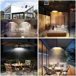 Dimmable Solar LED Pendant Lights with Remote Control