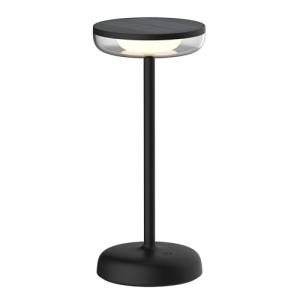 Solar-Powered Cordless LED Table Lamp – Black