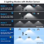 Solar Shed Light with Motion Sensor and Remote