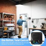 APILAB Solar Shed Light with Motion Sensor