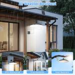 APILAB Solar Shed Light with Motion Sensor