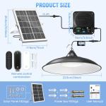 APILAB Solar Shed Light with Motion Sensor