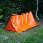 2-Person Mylar Survival Tent with Paracord and Whistle