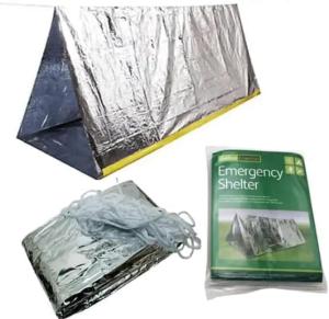 2-Person Mylar Emergency Shelter Tent with Paracord
