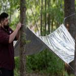 2-Person Mylar Emergency Shelter Tent with Paracord