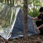 2-Person Mylar Emergency Shelter Tent with Paracord