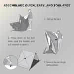 XIXIKANK Instant Pop-Up Survival Shelter Tent