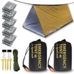 LeadCon 2-Person Emergency Survival Tent with Blankets