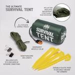 Compact Waterproof Emergency Tent for Two