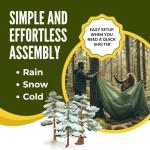 Ultralight Mylar Survival Tent for Two