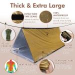 LeadCon 2-Person Emergency Survival Tent with Blankets