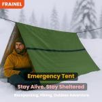 Pocket Emergency Survival Tent with Storage Bag