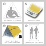 2-Pack Mylar Emergency Life Tents for 2