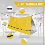 2-Pack Mylar Emergency Life Tents for 2