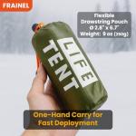 Pocket Emergency Survival Tent with Storage Bag
