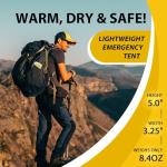 2-Pack Mylar Emergency Life Tents for 2