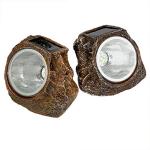 Solar Rock Lights - 10 LED Outdoor Spotlights