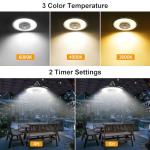 3000LM Solar Powered Shed Light with Remote