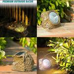 Solar Rock Lights - 10 LED Outdoor Spotlights