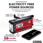 Midland Deluxe Emergency Crank Radio - 1 Pack